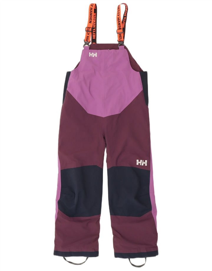 Pantaloni da sci per ragazze Helly Hansen 8-9 anni Poliestere color block viola