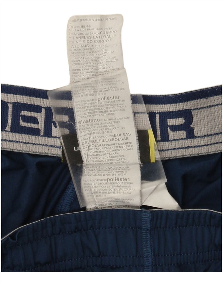 Pantaloncini sportivi da uomo Under Armour 2XL Poliestere color block blu navy
