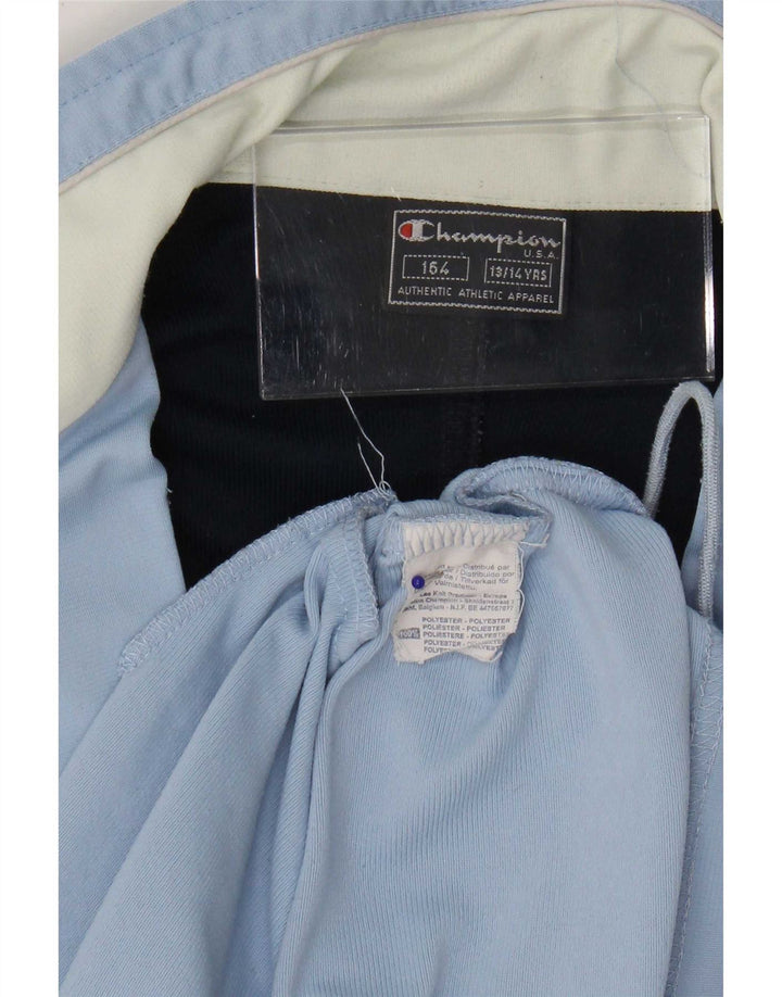 Giacca da tuta da ragazzo Champion da 13 a 14 anni in poliestere color block blu
