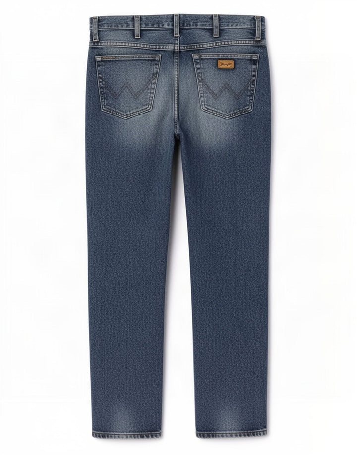 Jeans dritti da uomo Wrangler W34 L29 Blu