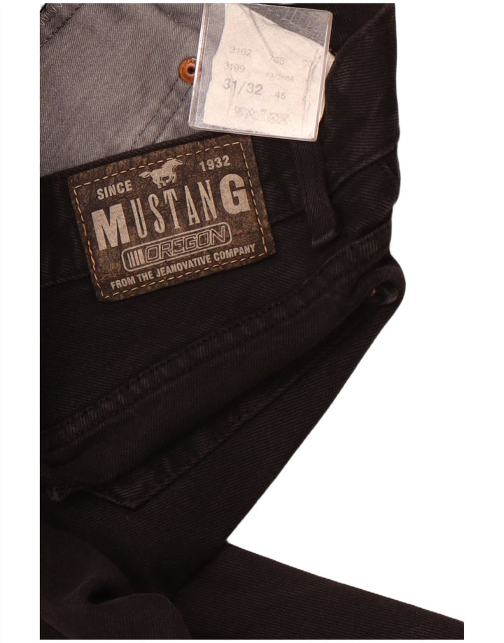 Mustang Jeans dritti da uomo Oregon W31 L32 cotone nero