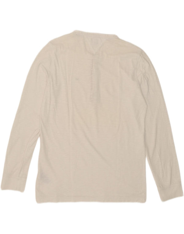 Tommy Hilfiger Uomo Top Manica Lunga XL Cotone Bianco