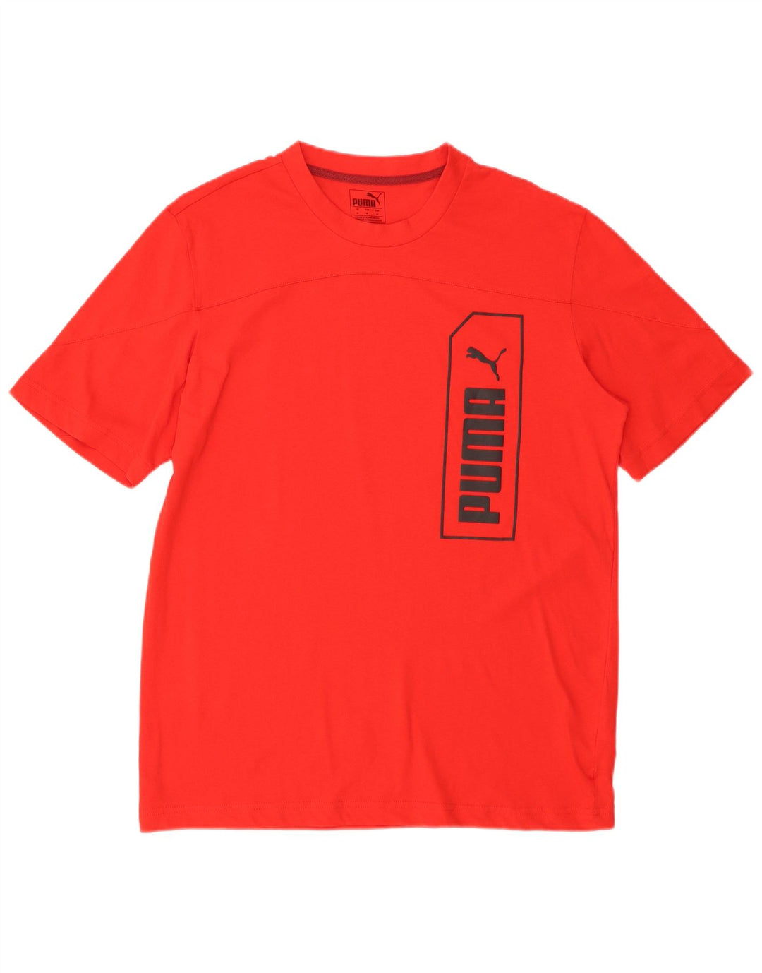 T-shirt grafica da uomo PUMA Top rosso medio in cotone