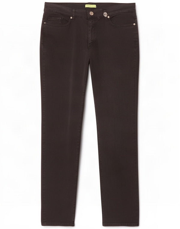Versace Jeans Jeans dritti da donna IT 46 Large W34 Nero Cotone