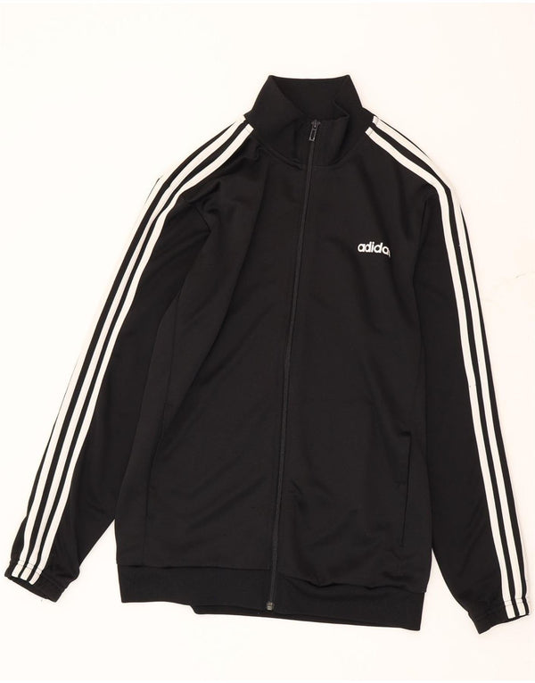 Giacca da tuta da uomo Adidas UK 42/44 grande poliestere nero