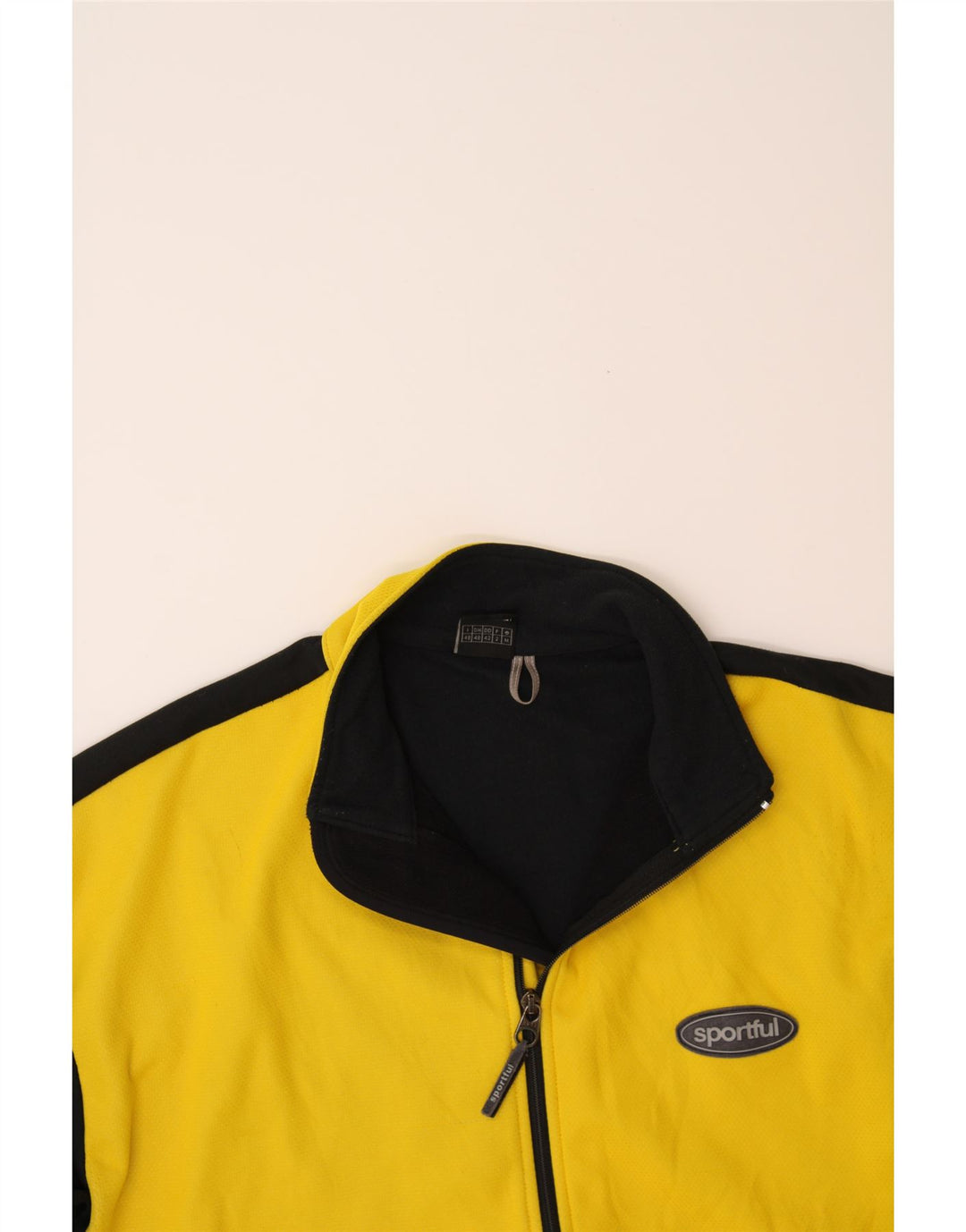 SPORTFUL Mens Tracksuit Top Jacket IT 48 Medium Yellow Colourblock Vintage Sportful and Second-Hand Sportful from Messina Hembry 