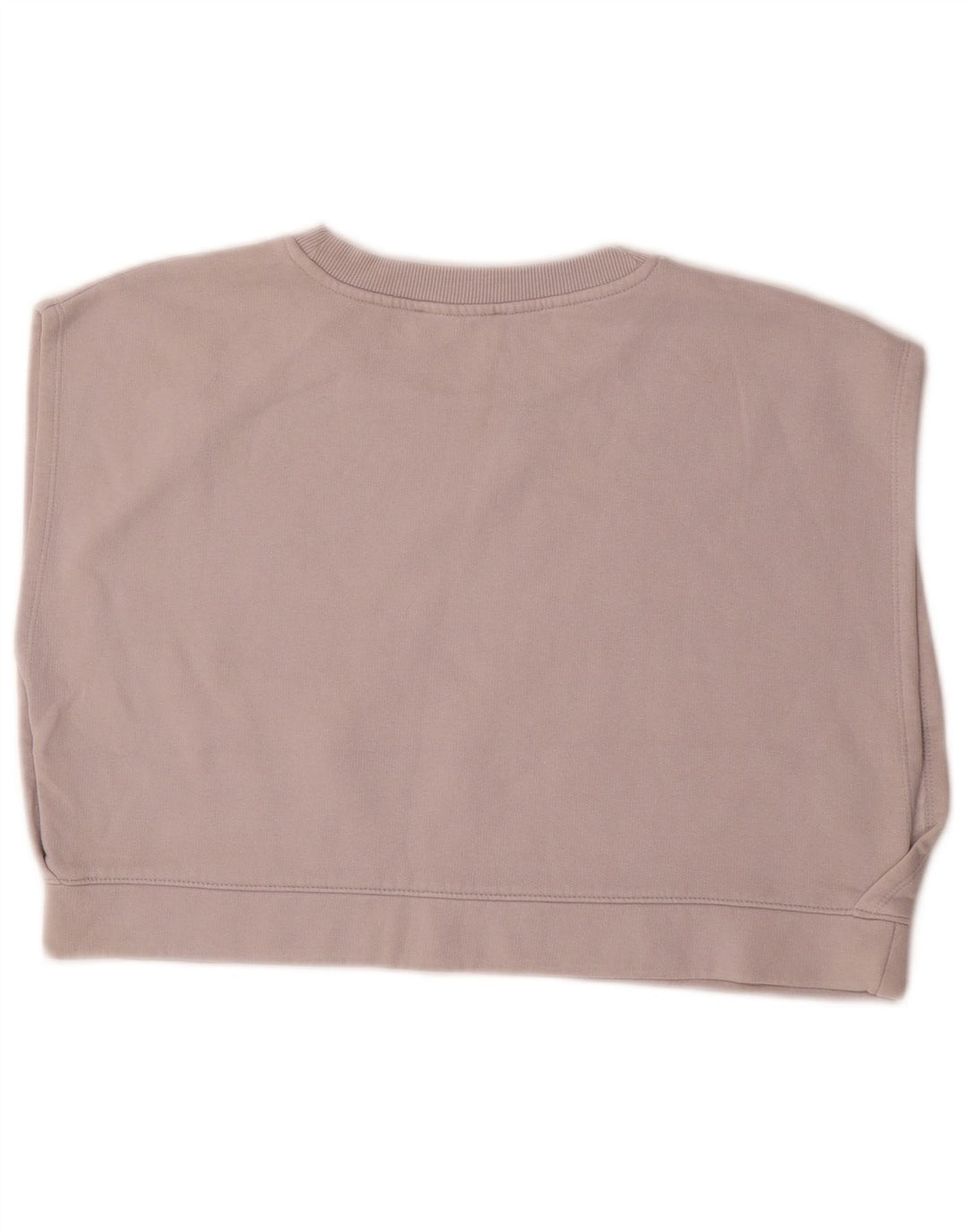 Felpa corta senza maniche ZARA da donna, taglia oversize, UK 10, piccola, grigia