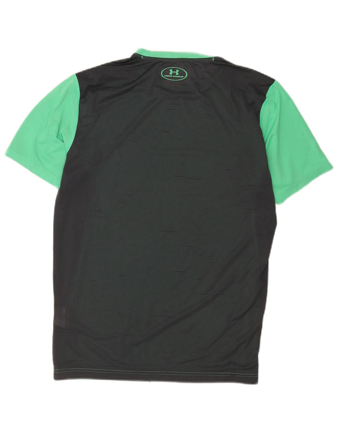 Maglietta Under Armour da uomo Heat Gear Top in poliestere color block verde medio
