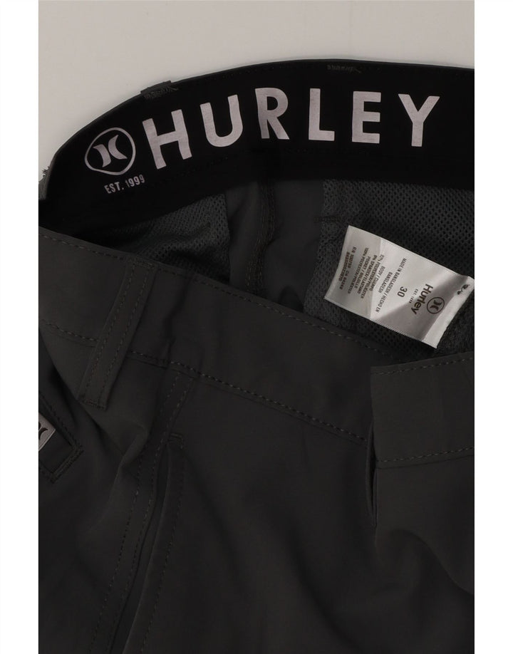 Pantaloncini chino da uomo HURLEY W30 poliestere grigio medio