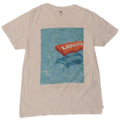 T-shirt grafica da donna LEVI'S Top UK 16 grande bianca