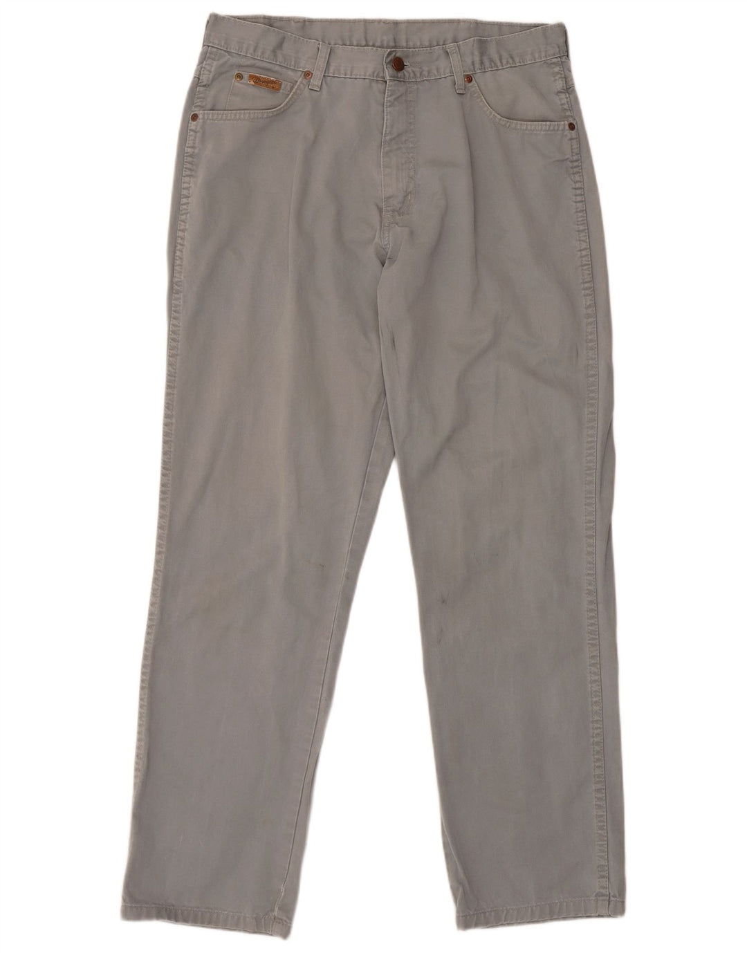 Pantaloni casual dritti da donna Wrangler W32 L31 grigio classico