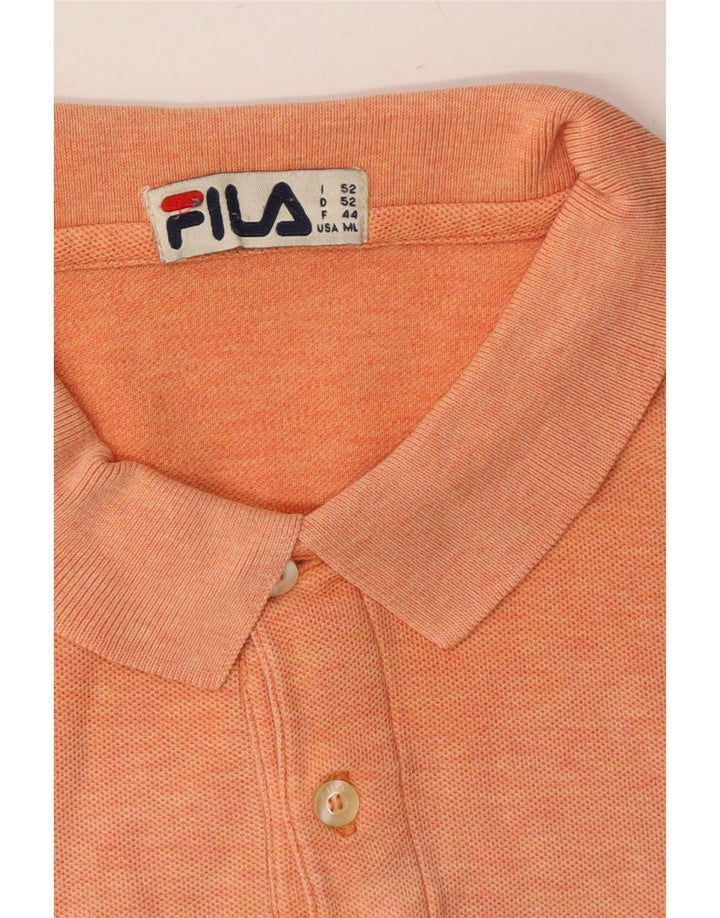 FILA Mens Polo Shirt IT 52 Large Pink Cotton Vintage Fila and Second-Hand Fila from Messina Hembry 