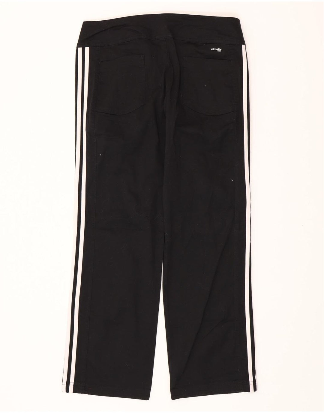 Pantaloni casual ADIDAS da donna Climalite UK 12 medi W32 L30 neri