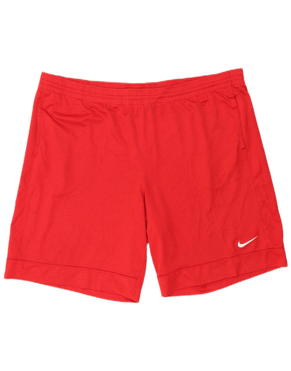Pantaloncini sportivi Nike da uomo 2XL rosso poliestere