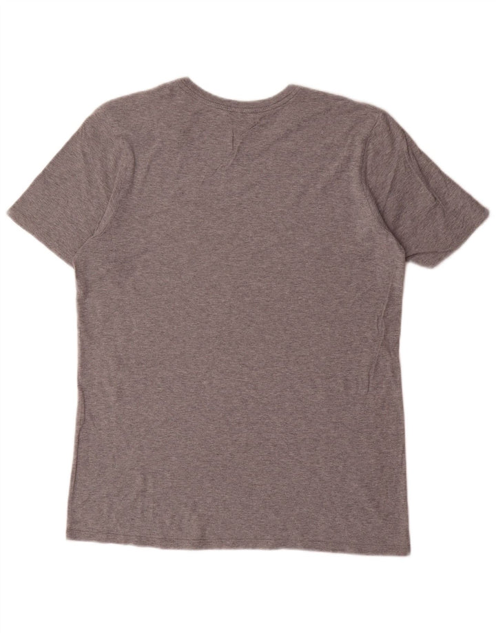 T-shirt Nike da uomo dal taglio atletico, in cotone grigio medio