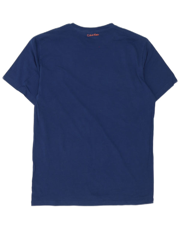 Maglietta grafica da uomo Calvin Klein Top blu medio
