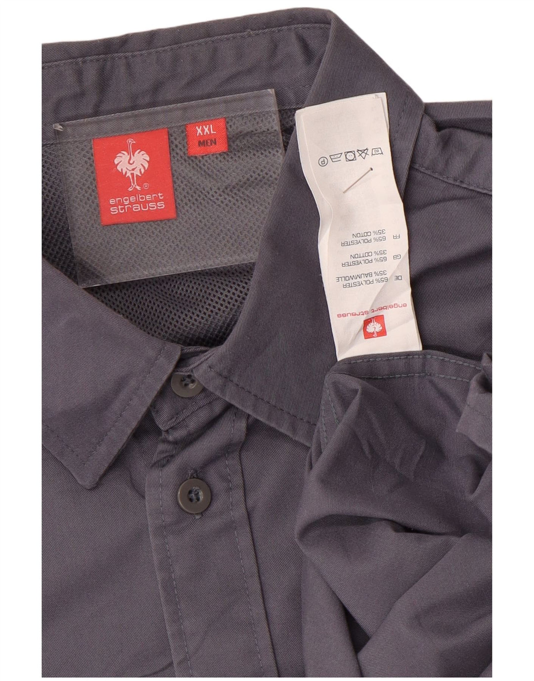 Camicia da uomo Engelbert Strauss 2XL poliestere viola
