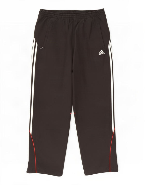 Pantaloni da tuta da uomo Adidas UK 40/42 Medium Nero Poliestere
