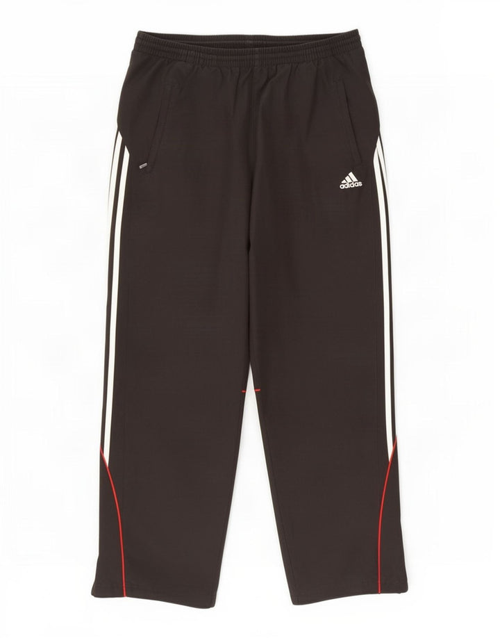 Pantaloni da tuta da uomo Adidas UK 40/42 Medium Nero Poliestere