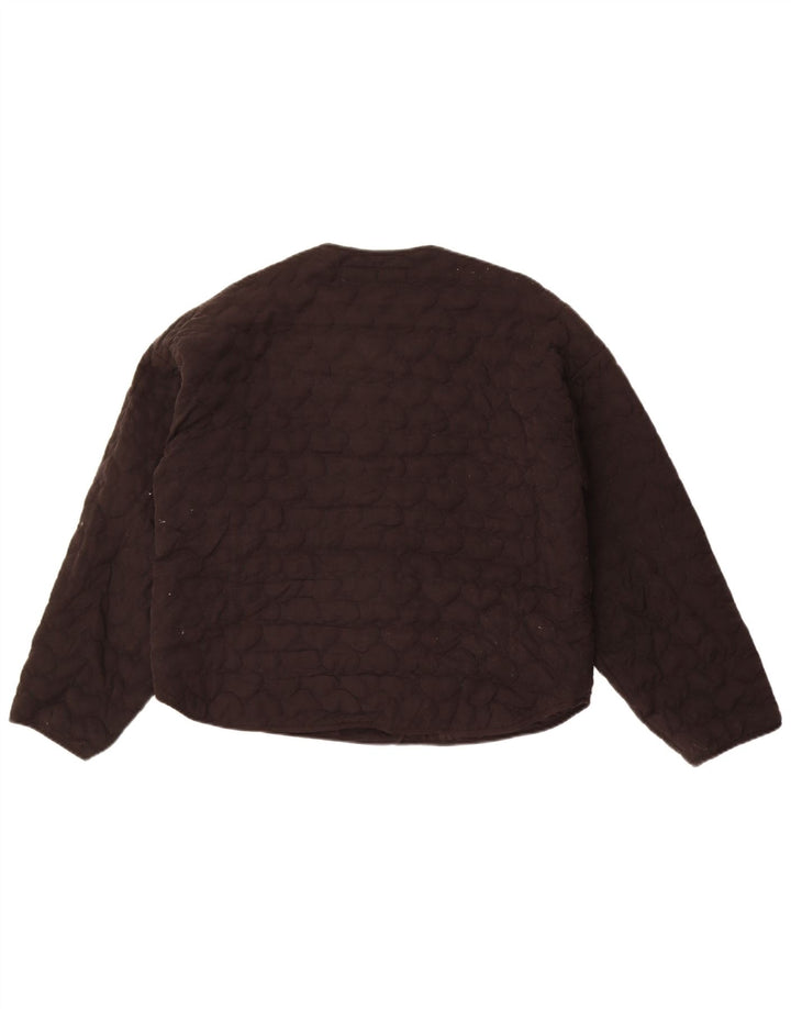 Giacca trapuntata oversize da donna Zara UK 10 piccola Lyocell nera