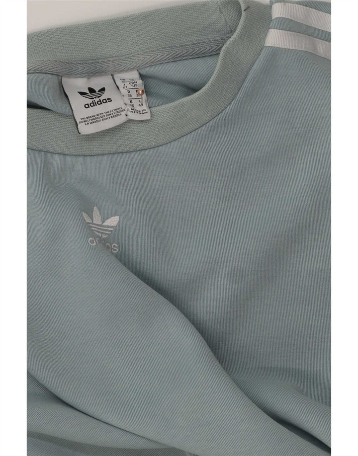 Felpa da donna Adidas Jumper UK 10 Small Blu