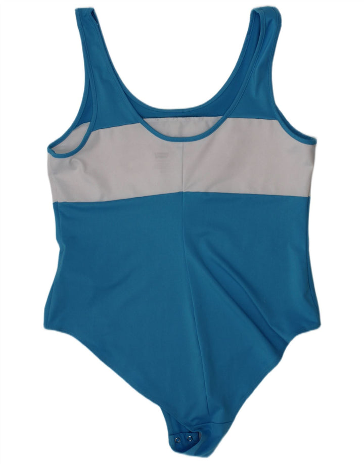 Levi's Costume da bagno grafico da donna, grande, sportivo in poliestere blu