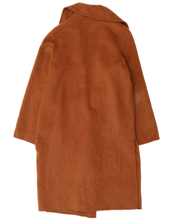 Soprabito aperto oversize da donna Zara UK 6 XS lana marrone
