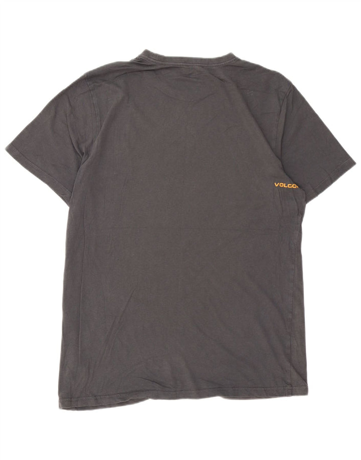 T-shirt da uomo Volcom Top in cotone grigio medio