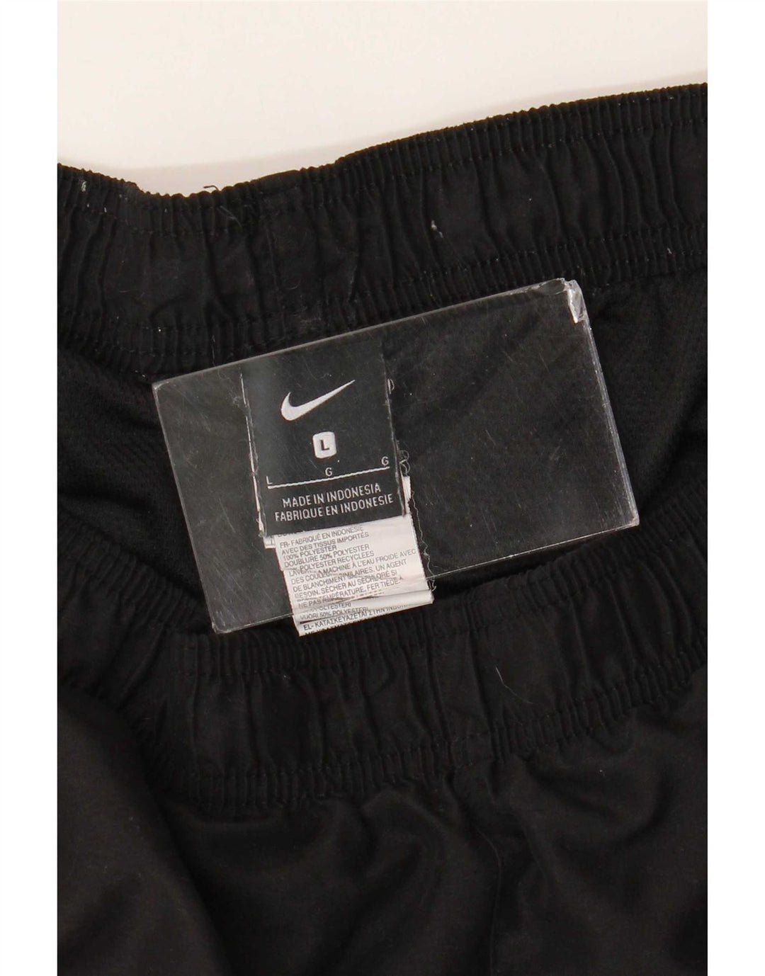 Pantaloncini sportivi da uomo Nike Large neri in poliestere
