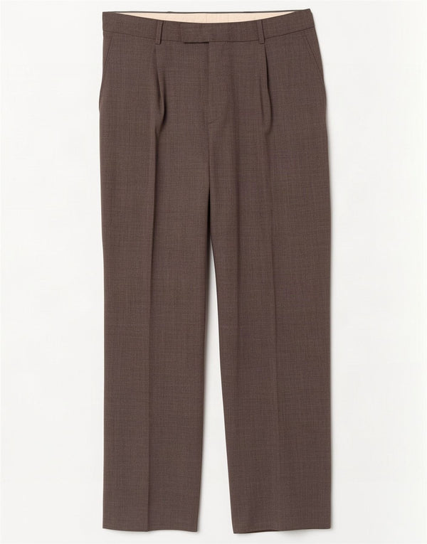 Pantaloni da abito dritti da uomo Hugo Boss IT 52 XL W36 L33 Grigio