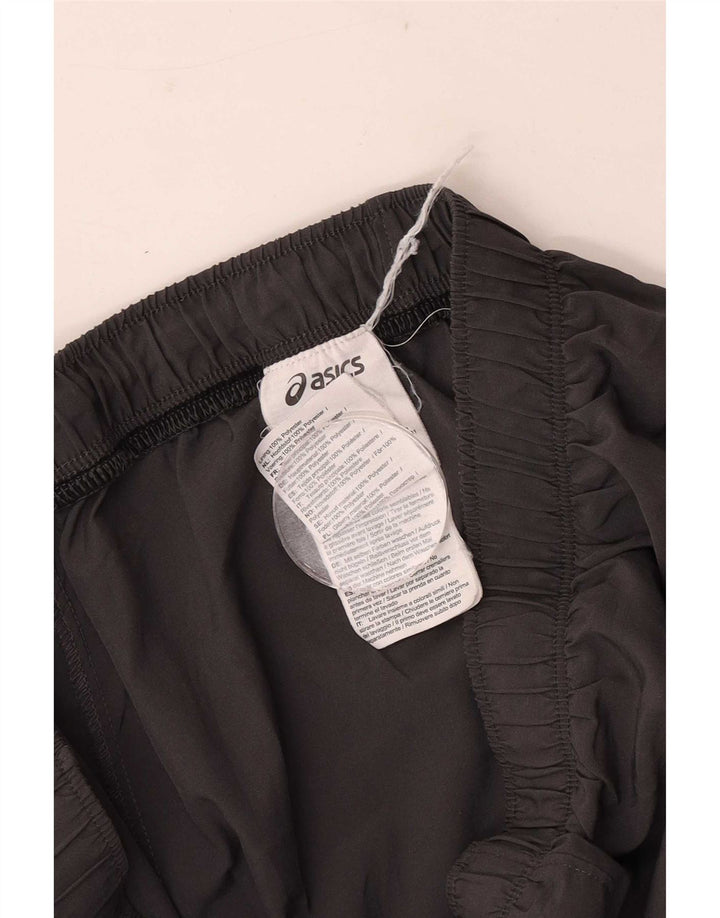 Pantaloncini sportivi da uomo Asics in poliestere grigio medio