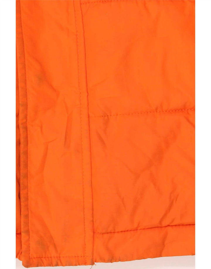 Giacca imbottita con grafica North Sails per ragazzi 13-14 anni color block arancione