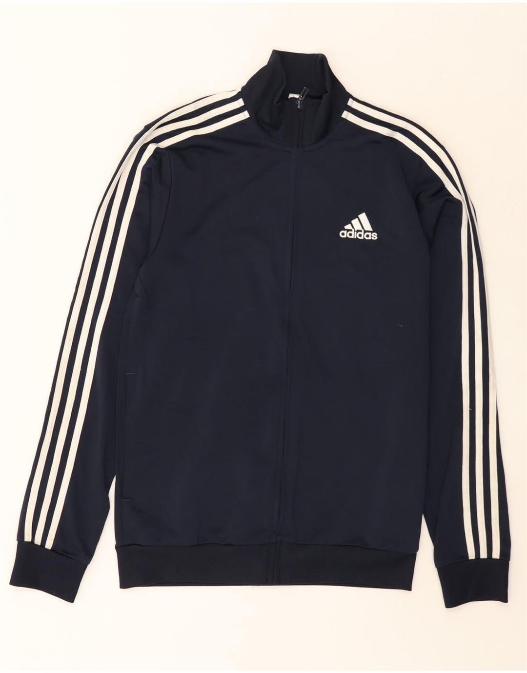 Giacca da tuta da uomo Adidas UK 36/38 Small Poliestere blu navy