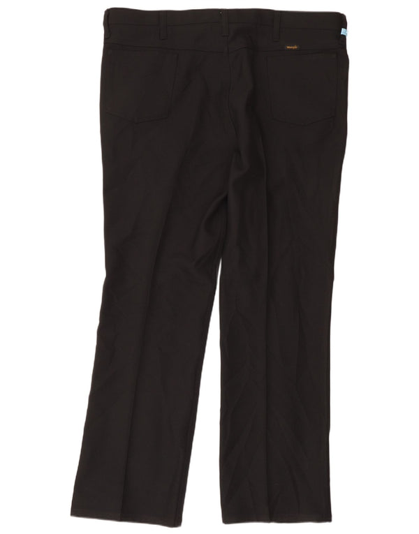 Pantaloni casual dritti da uomo Wrangler W42 L32 poliestere nero