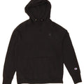 CHAMPION Womens Hoodie Jumper UK 14 Medium Black Polyester Vintage Champion and Second-Hand Champion from Messina Hembry 