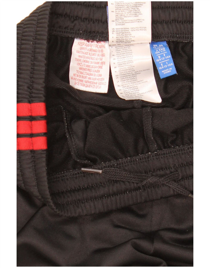 Pantaloni della tuta da ragazzo Adidas 13-14 anni in poliestere nero