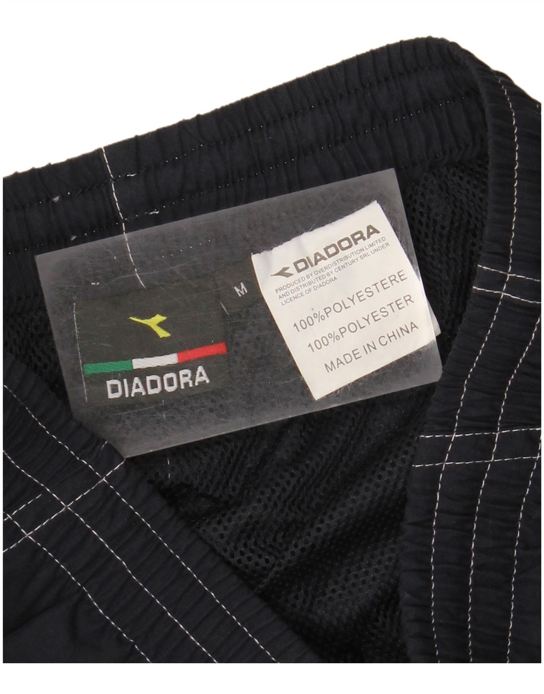 DIADORA Mens Tracksuit Trousers Medium  Navy Blue Polyester