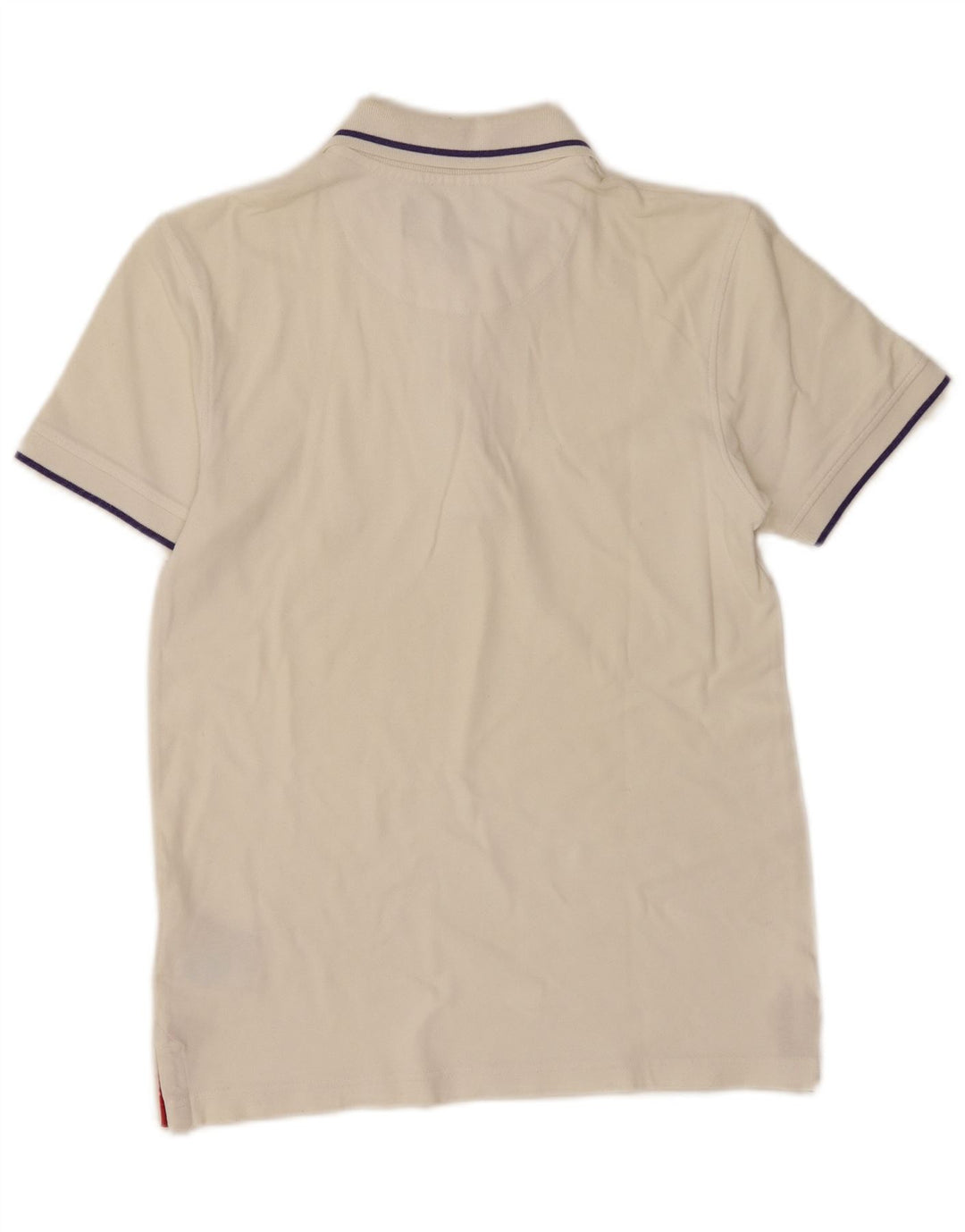 Polo da uomo Refrigue piccola in cotone bianco