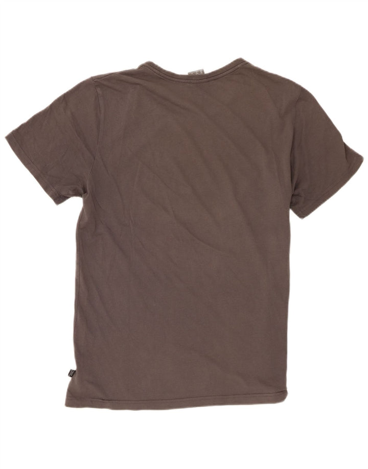 T-shirt grafica da uomo Puma Top in cotone grigio medio