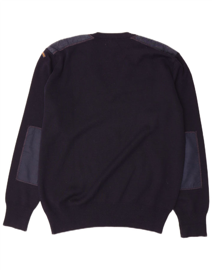 Paul & Shark Maglione da uomo con scollo a V grande blu navy