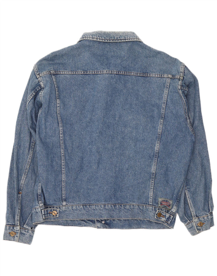 Giacca di jeans vintage da uomo UK 42 XL in cotone blu
