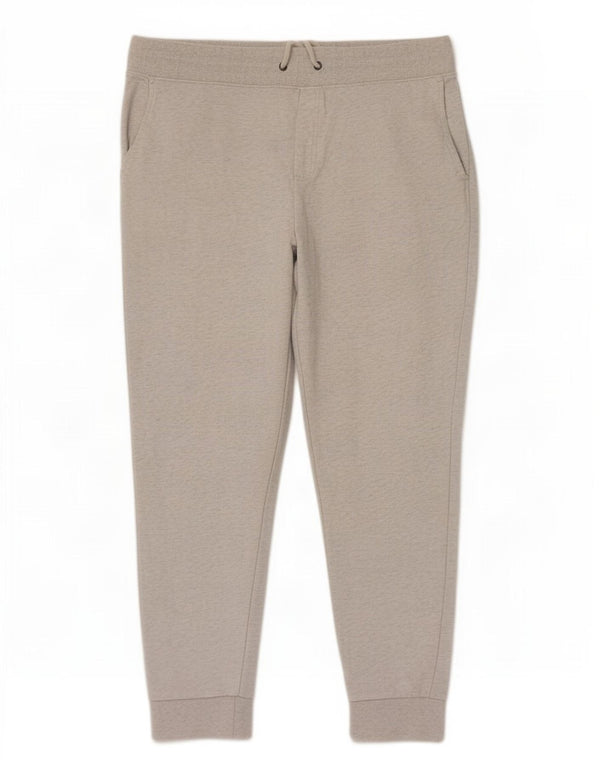 Pantaloni da tuta da uomo Marks & Spencer Joggers grandi cotone chiazzato grigio