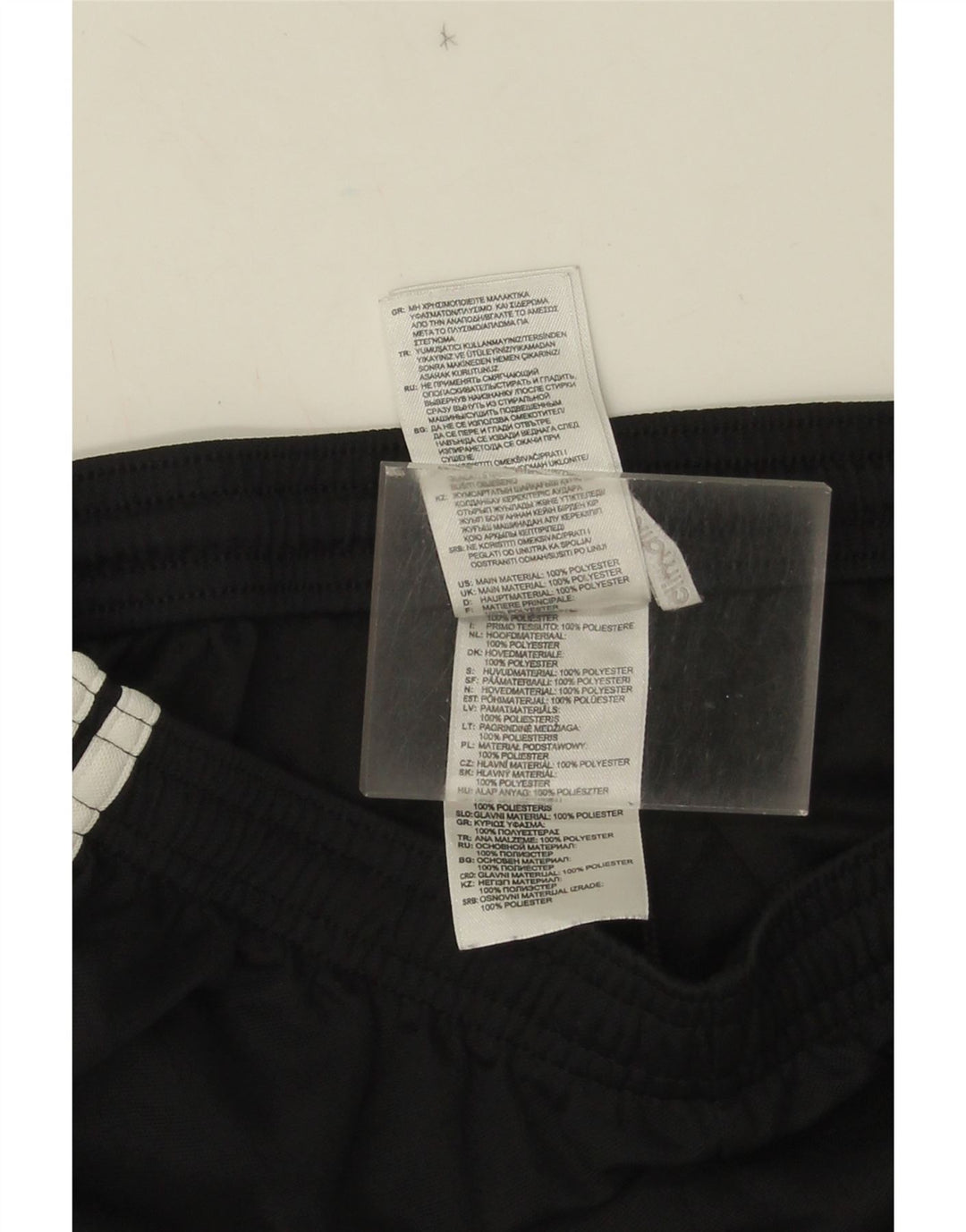 Pantaloncini sportivi Adidas Climalite da donna UK 4 XS poliestere nero