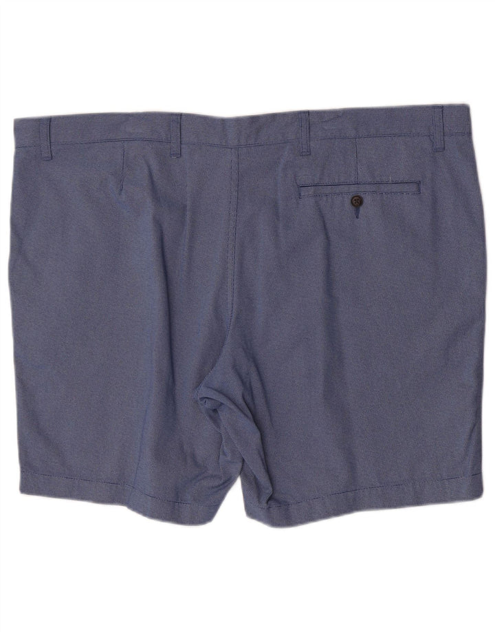 Pantaloncini chino da uomo Marks & Spencer W44 2XL cotone blu