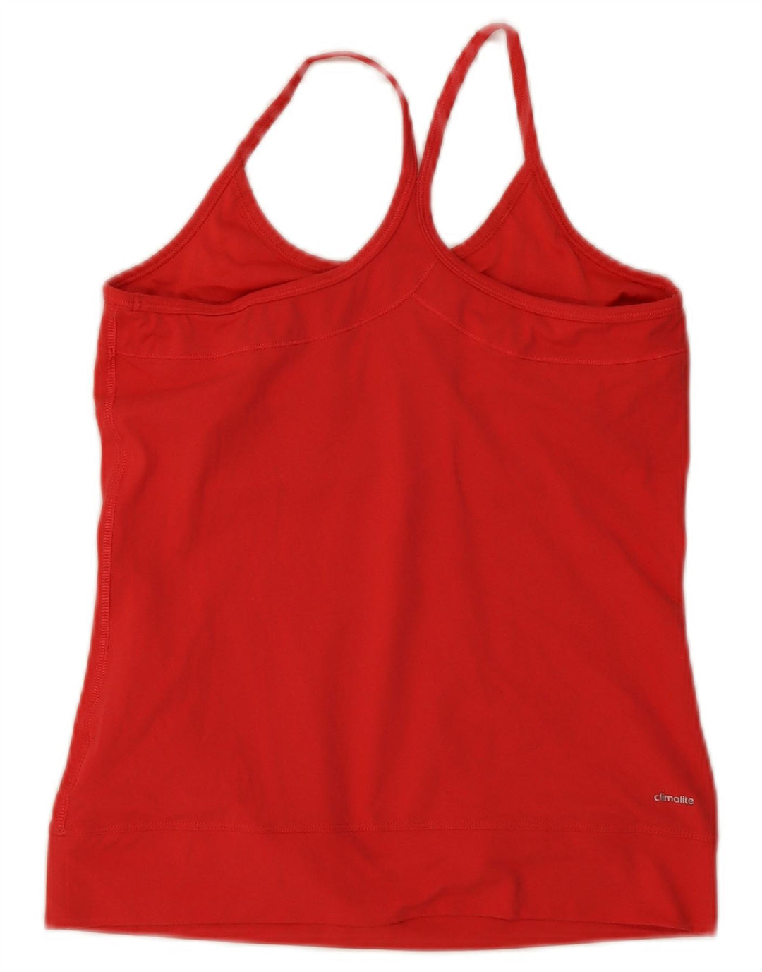 Canotta Adidas Climalite da donna UK 12 medio rosso poliestere
