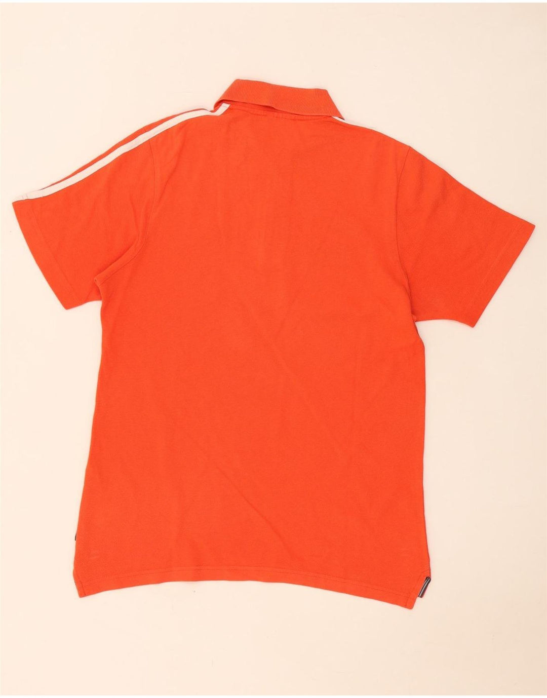 Polo Adidas da uomo piccola in cotone arancione