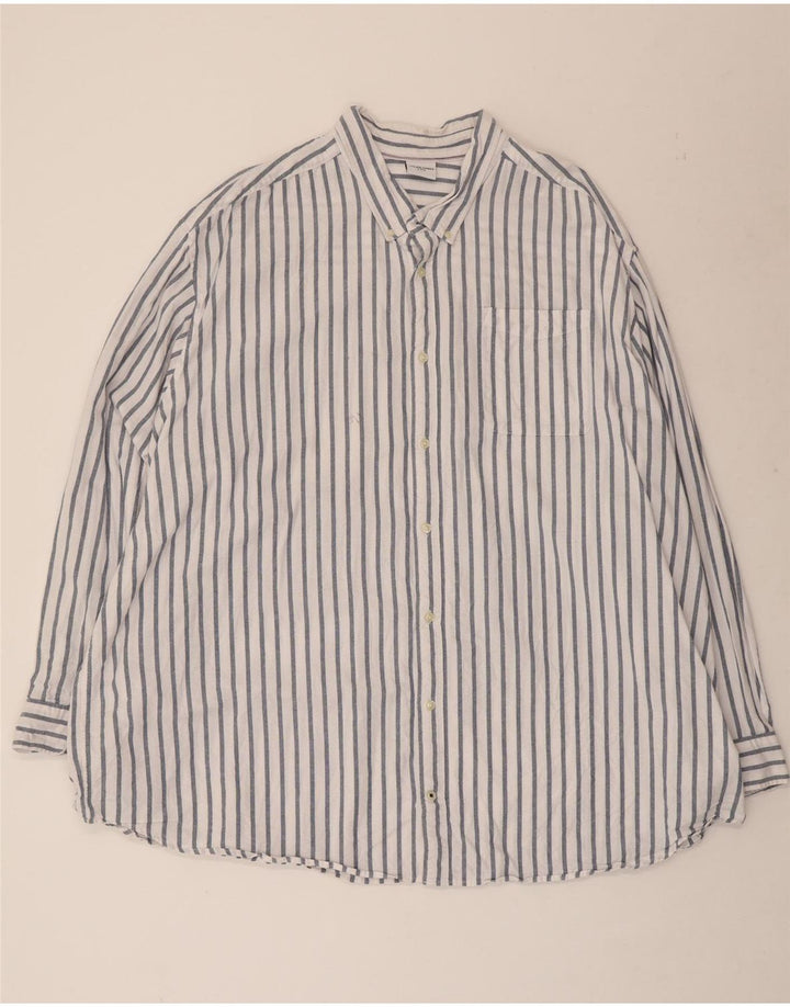 JACK & JONES Camicia da uomo 4XL Cotone a righe blu