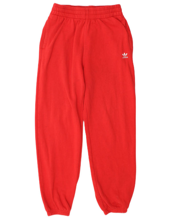 Pantaloni da tuta da donna ADIDAS Joggers UK 12 medio rosso cotone