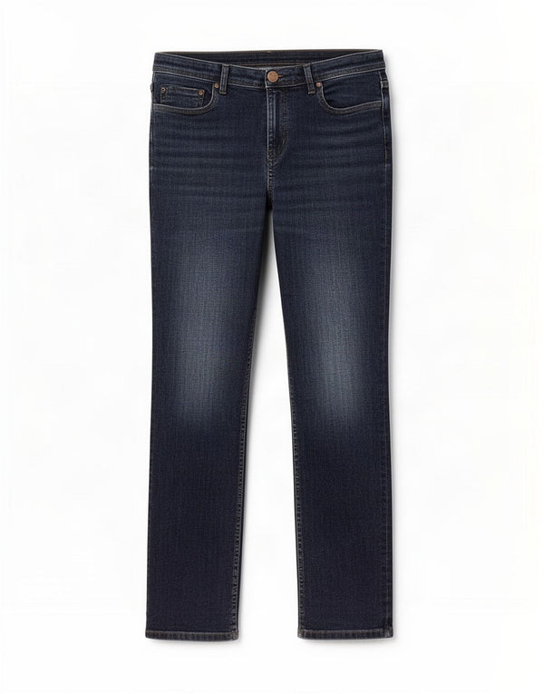 Jeans Marks & Spencer Per Una Slim da donna UK 14 Large W32 L27 Blu Navy