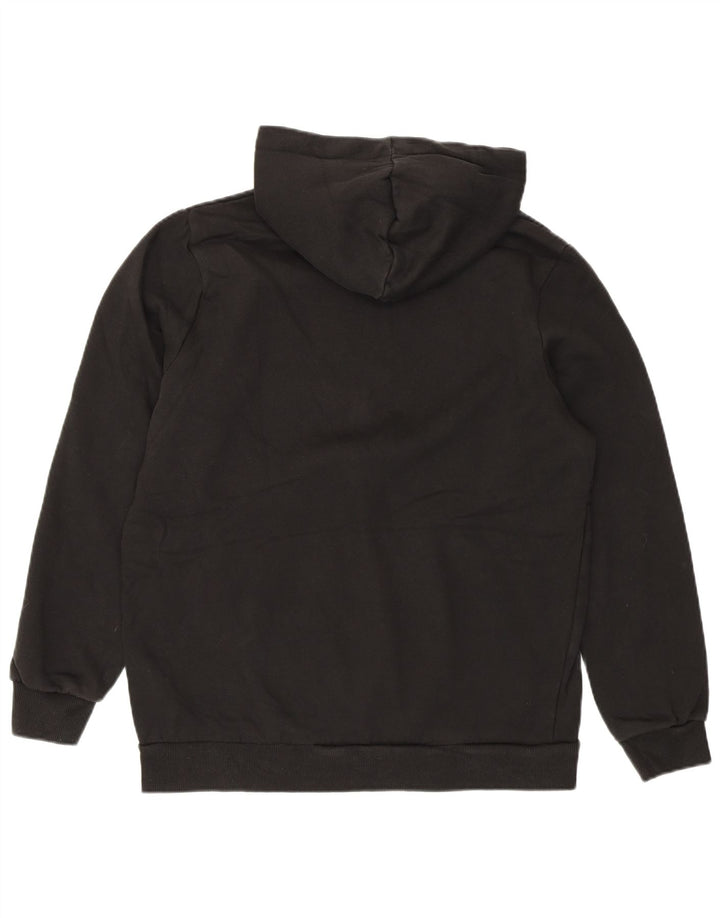 Felpa con cappuccio da donna Puma UK 14 cotone medio nero
